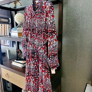 Pintuck dress cornflower candy 270-1